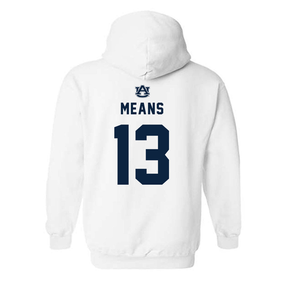 Auburn - NCAA Women's Soccer : Asha Means - Replica Shersey Hooded Sweatshirt-1