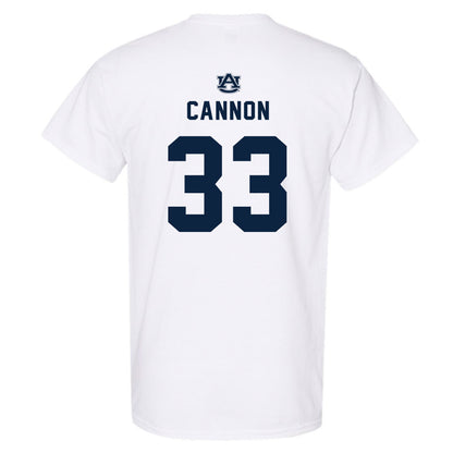 Auburn - NCAA Baseball : Will Cannon - Replica Shersey T-Shirt