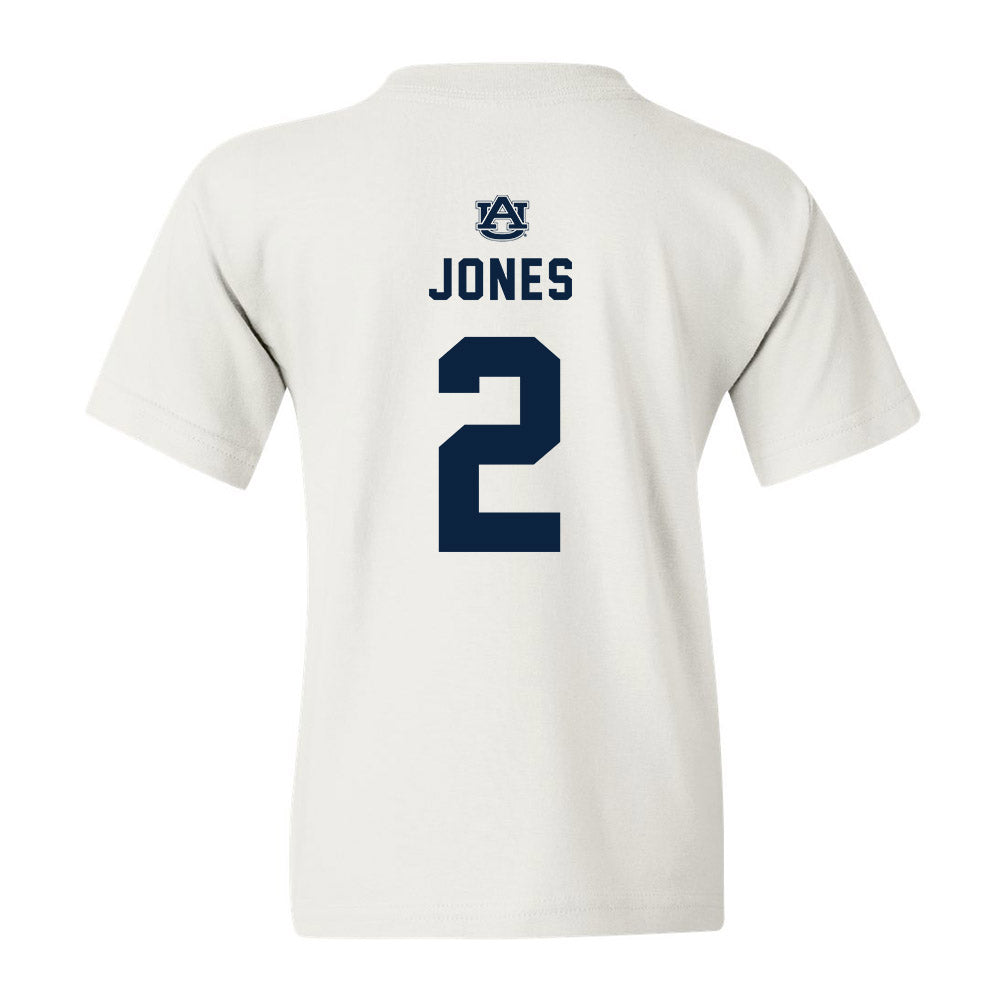 Auburn - NCAA Men's Basketball : Denver Jones - Replica Shersey Youth T-Shirt