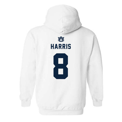 Auburn - NCAA Football : Kaleb Harris - Replica Shersey Hooded Sweatshirt-1