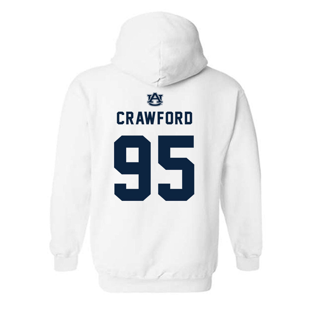 Auburn - NCAA Football : Jourdin Crawford - Replica Shersey Hooded Sweatshirt-1