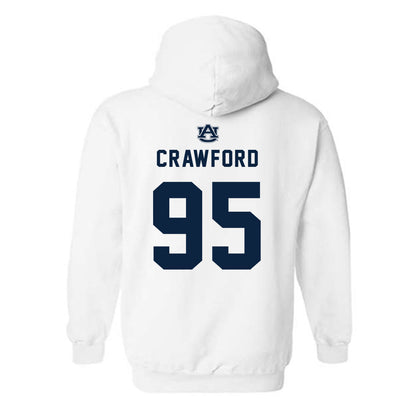 Auburn - NCAA Football : Jourdin Crawford - Replica Shersey Hooded Sweatshirt-1