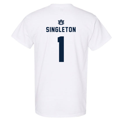 Auburn - NCAA Football : Eric Singleton - Replica Shersey T-Shirt-1