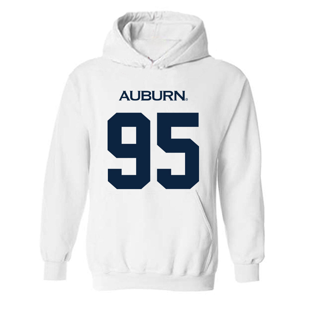 Auburn - NCAA Football : Jourdin Crawford - Replica Shersey Hooded Sweatshirt-0