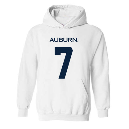 Auburn - NCAA Baseball : Deric Fabian - Replica Shersey Hooded Sweatshirt