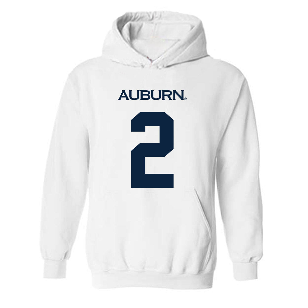 Auburn - NCAA Men's Basketball : Abdul Bashir - Replica Shersey Hooded Sweatshirt-0
