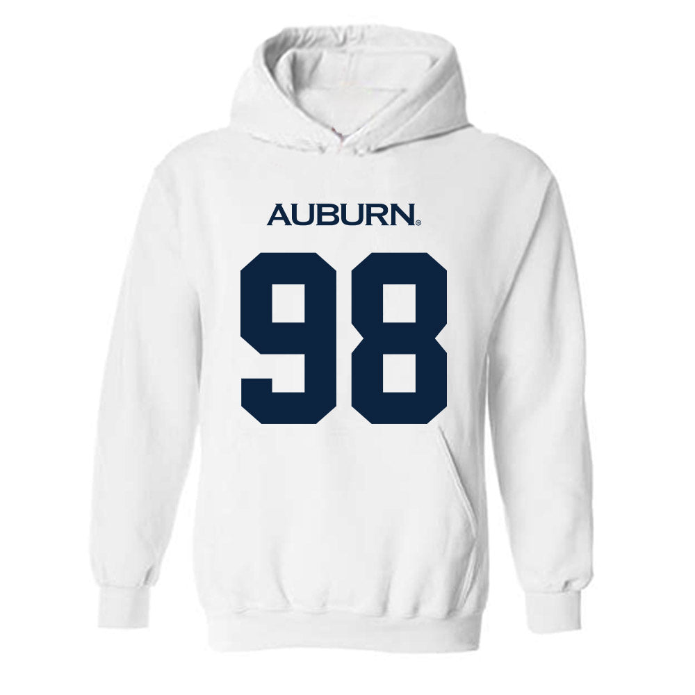 Auburn - NCAA Football : James Ash - Replica Shersey Hooded Sweatshirt-0