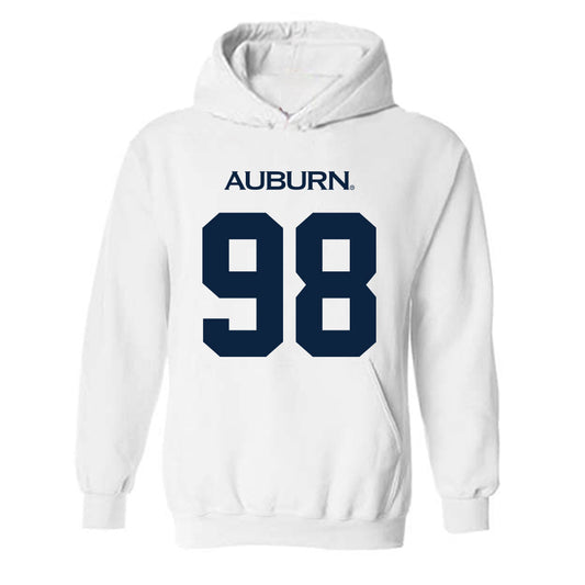 Auburn - NCAA Football : James Ash - Replica Shersey Hooded Sweatshirt-0