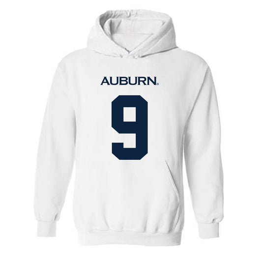 Auburn - NCAA Baseball : Jett Johnston - Replica Shersey Hooded Sweatshirt-0