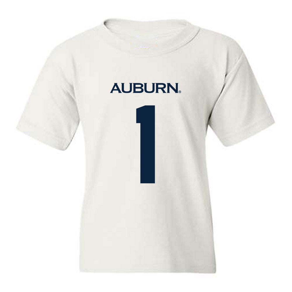 Auburn - NCAA Men's Basketball : Kevin Overton - Replica Shersey Youth T-Shirt-0