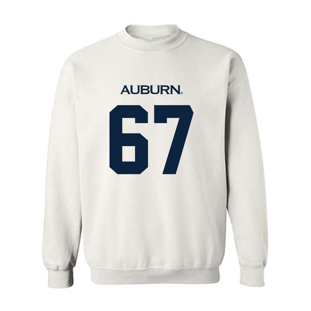 Auburn - NCAA Football : Broderick Shull - Replica Shersey Crewneck Sweatshirt-0