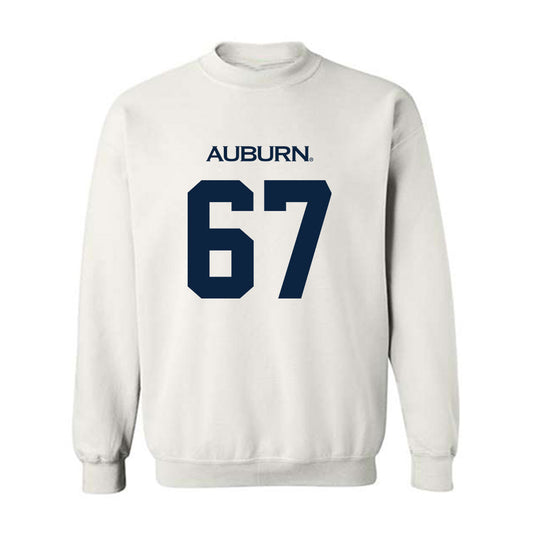 Auburn - NCAA Football : Broderick Shull - Replica Shersey Crewneck Sweatshirt-0