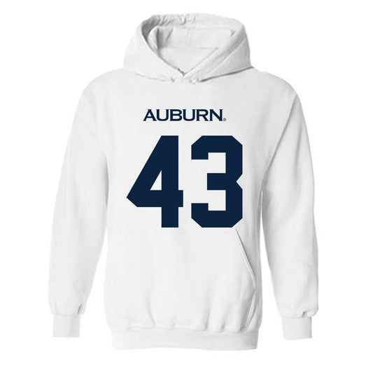 Auburn - NCAA Football : Caleb Wheatland - Replica Shersey Hooded Sweatshirt-0