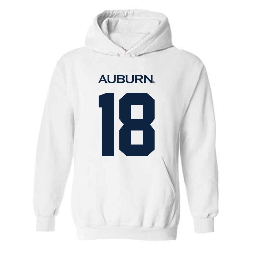 Auburn - NCAA Baseball : Ethin Bingaman - Replica Shersey Hooded Sweatshirt-0