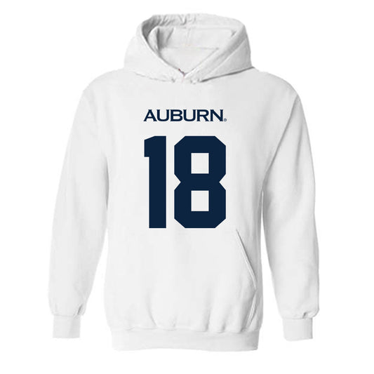 Auburn - NCAA Baseball : Ethin Bingaman - Replica Shersey Hooded Sweatshirt-0