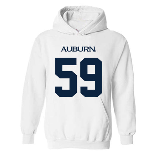 Auburn - NCAA Football : Isaac Boulger - Replica Shersey Hooded Sweatshirt