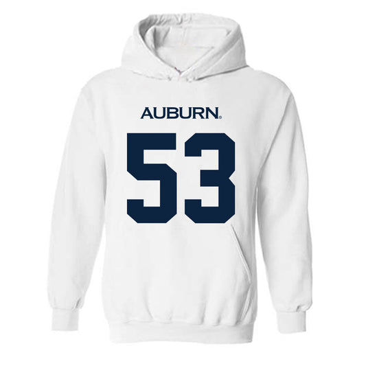 Auburn - NCAA Football : John Henry Flatt - Replica Shersey Hooded Sweatshirt-0