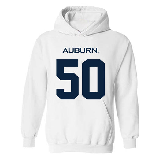 Auburn - NCAA Baseball : Brandon McCraine - Replica Shersey Hooded Sweatshirt-0