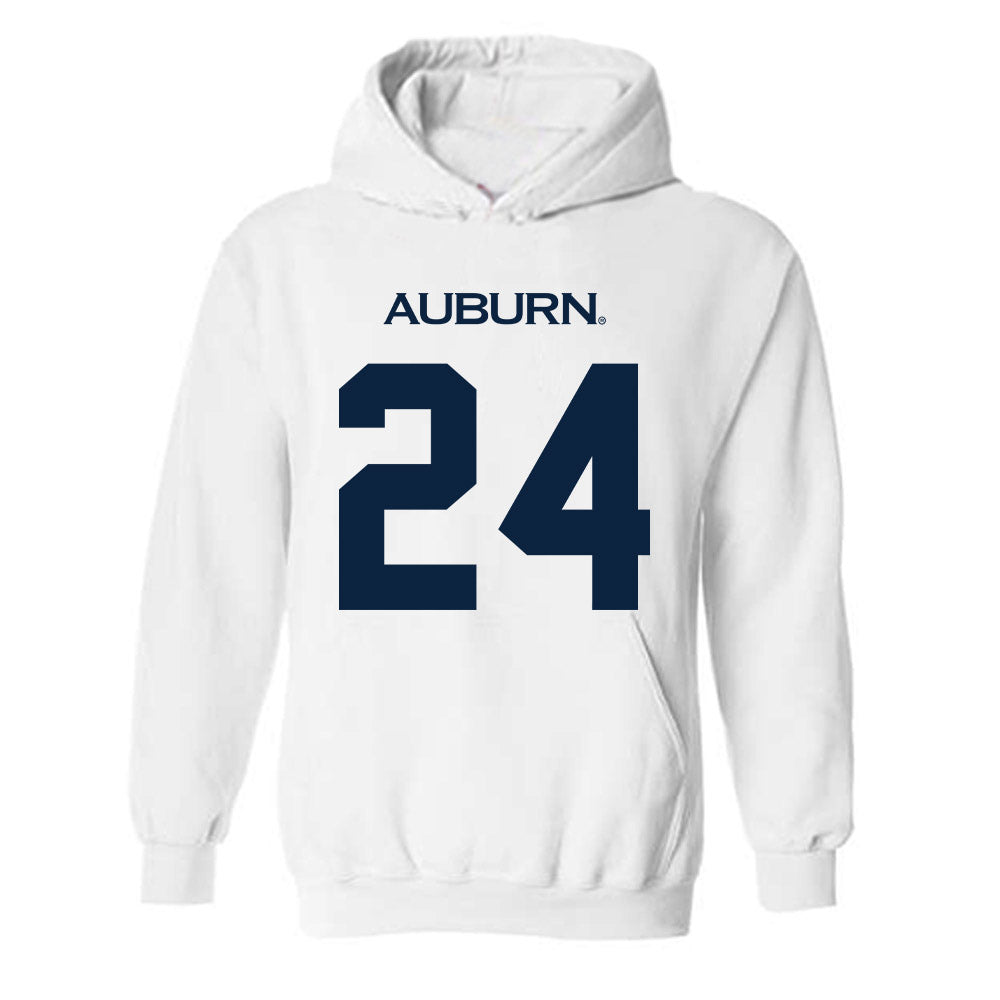 Auburn - NCAA Women's Soccer : Lily Borders - Replica Shersey Hooded Sweatshirt