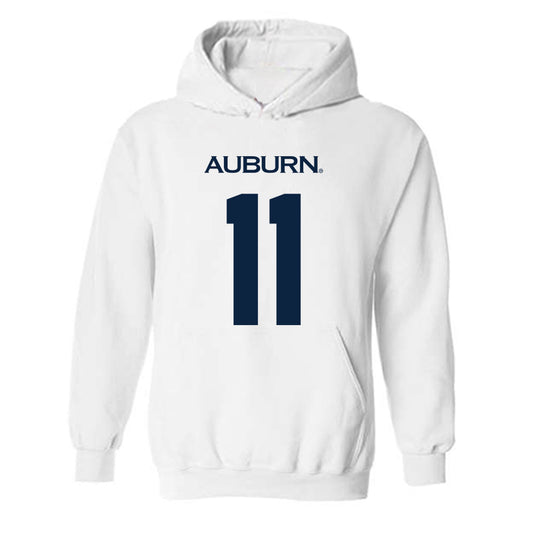 Auburn - NCAA Baseball : Brandon McCraine - Replica Shersey Hooded Sweatshirt-0