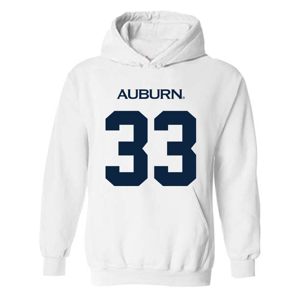 Auburn - NCAA Football : Towns Mcgough - Replica Shersey Hooded Sweatshirt