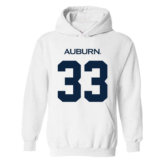 Auburn - NCAA Football : Towns Mcgough - Replica Shersey Hooded Sweatshirt