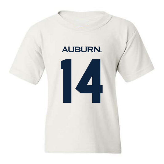 Auburn - NCAA Football : Hudson Kaak - Replica Shersey Youth T-Shirt-0