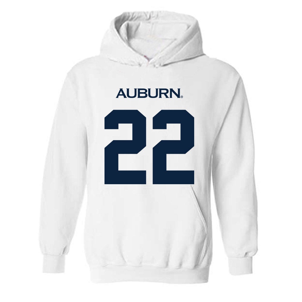 Auburn - NCAA Women's Soccer : Olivia Woodson - Replica Shersey Hooded Sweatshirt