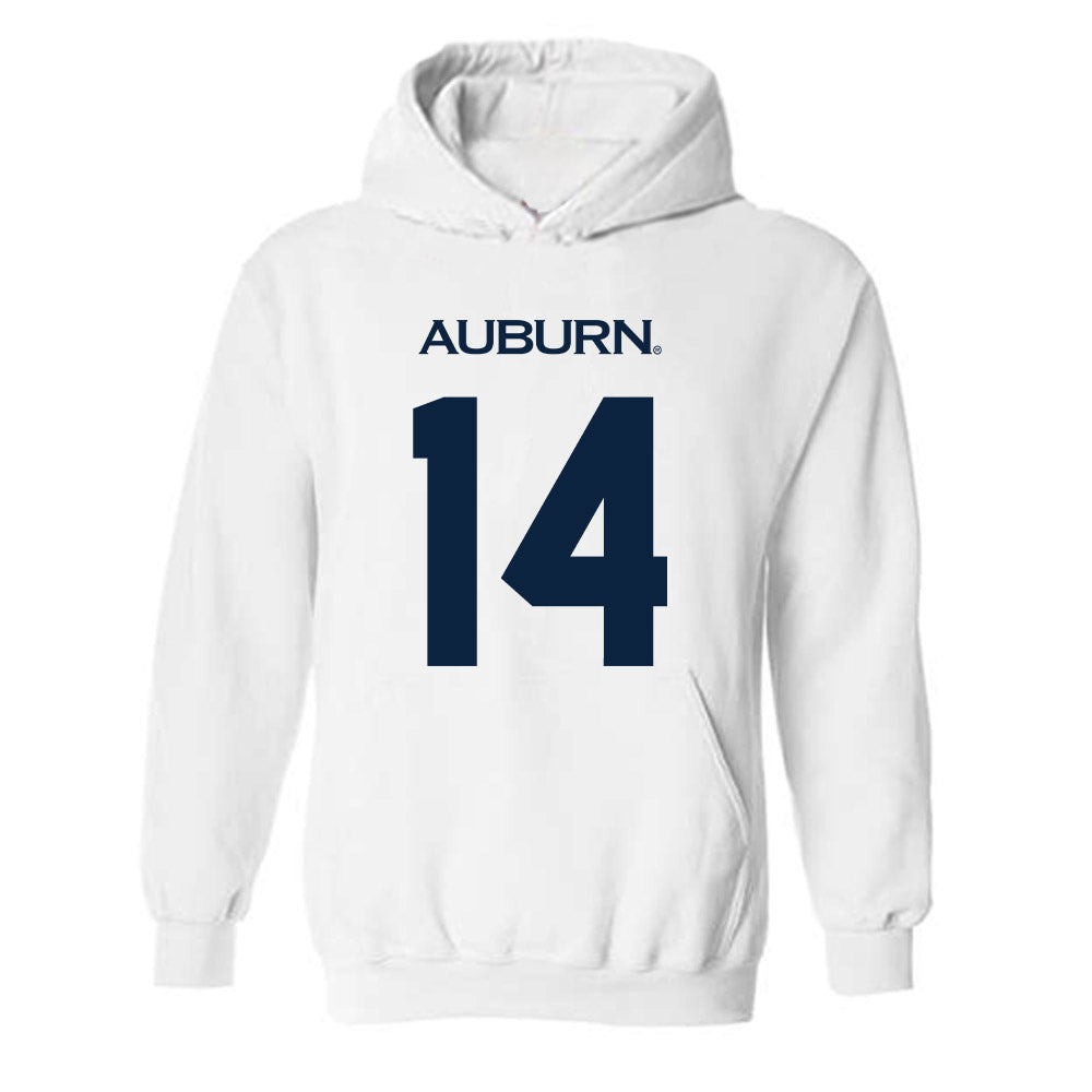 Auburn - NCAA Football : Hudson Kaak - Replica Shersey Hooded Sweatshirt-0