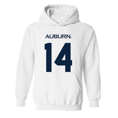 Auburn - NCAA Football : Hudson Kaak - Replica Shersey Hooded Sweatshirt-0