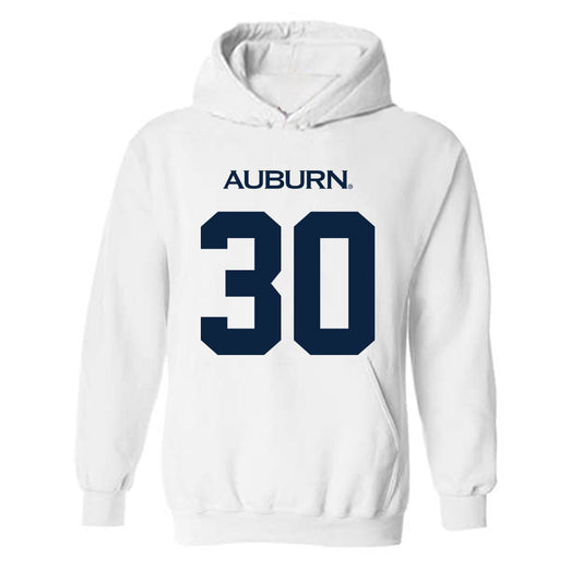 Auburn - NCAA Women's Basketball : Clara Koulibaly - Replica Shersey Hooded Sweatshirt-0