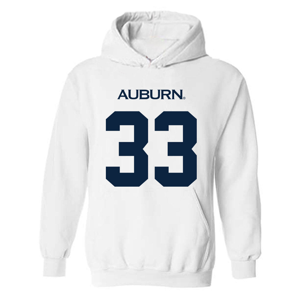 Auburn - NCAA Baseball : Mason Koch - Replica Shersey Hooded Sweatshirt-0