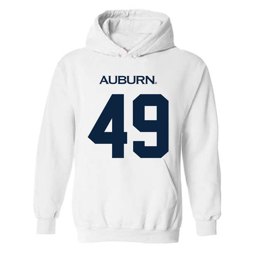 Auburn - NCAA Baseball : Drew Sofield - Replica Shersey Hooded Sweatshirt