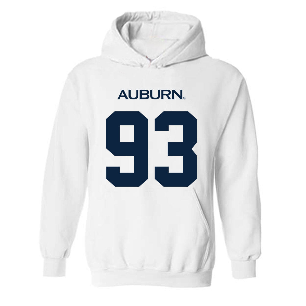 Auburn - NCAA Football : Charles Schwinger - Replica Shersey Hooded Sweatshirt-0