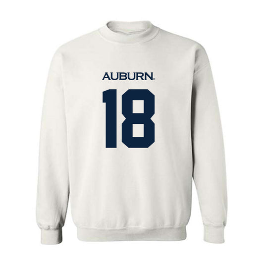 Auburn - NCAA Baseball : Ethin Bingaman - Replica Shersey Crewneck Sweatshirt-0