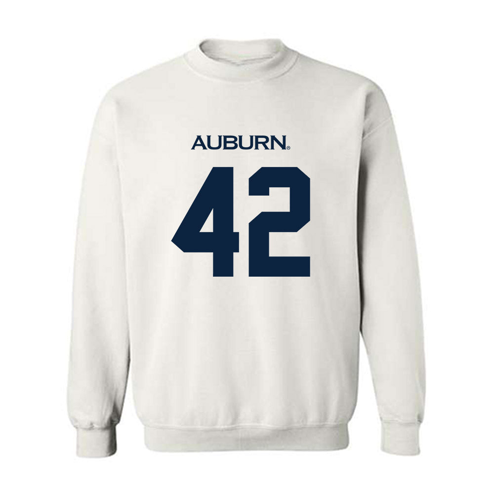 Auburn - NCAA Baseball : Abe Chancellor - Replica Shersey Crewneck Sweatshirt-0