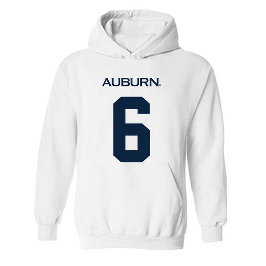 Auburn - NCAA Men's Basketball : Elyjah Freeman - Replica Shersey Hooded Sweatshirt-0