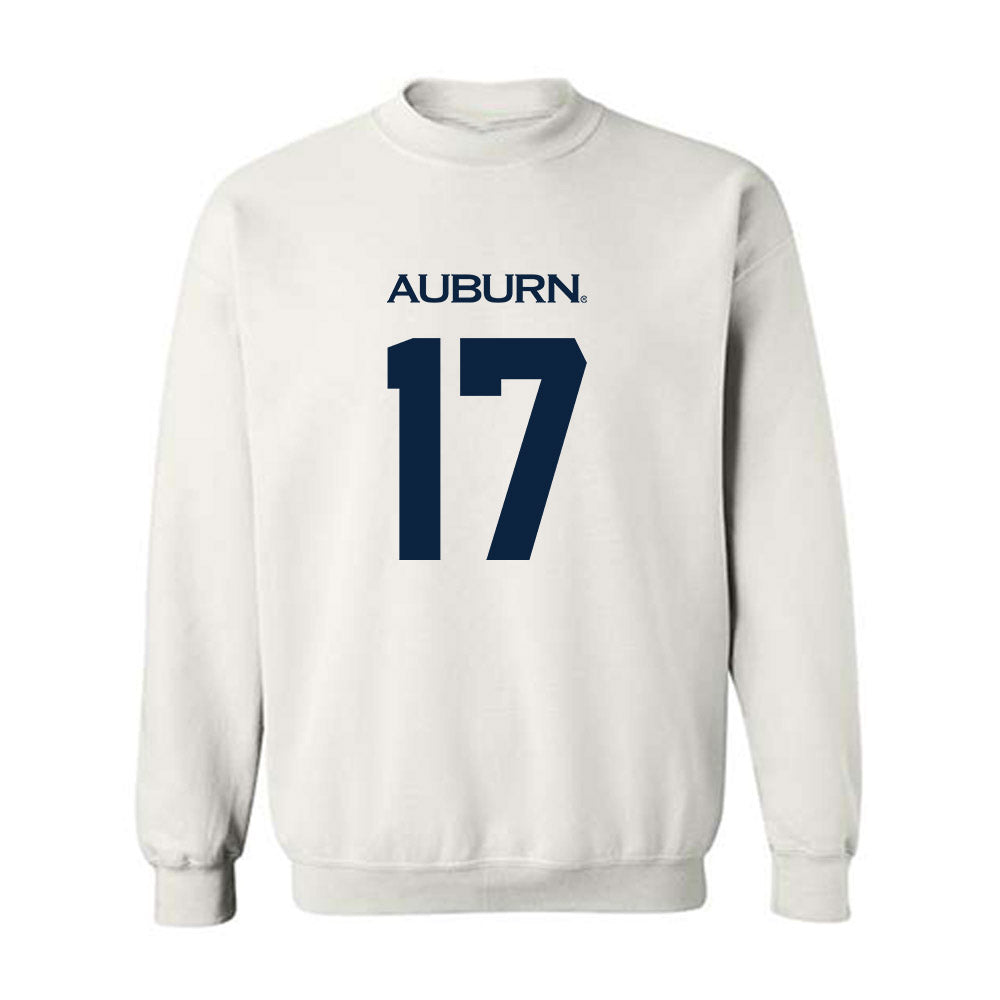 Auburn - NCAA Men's Basketball : Drake Cardwell - Replica Shersey Crewneck Sweatshirt