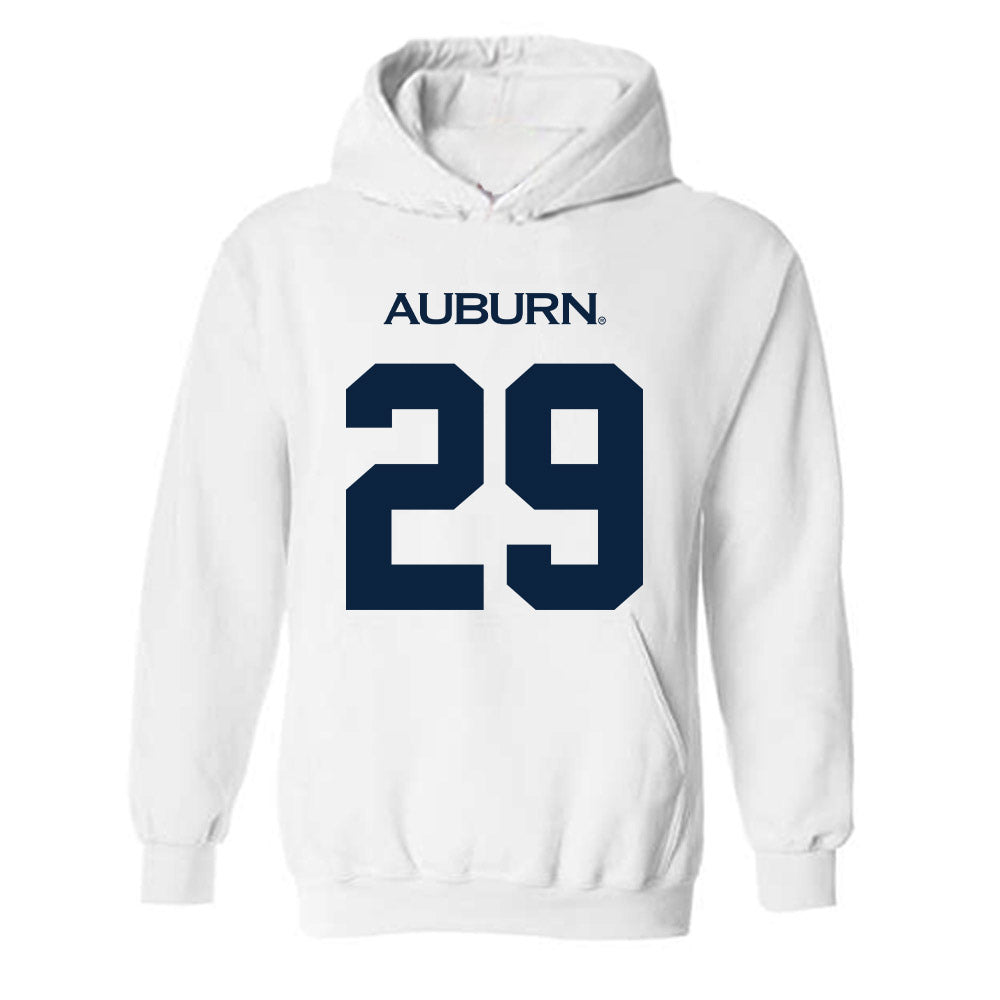 Auburn - NCAA Football : Taye Seymore - Replica Shersey Hooded Sweatshirt-0