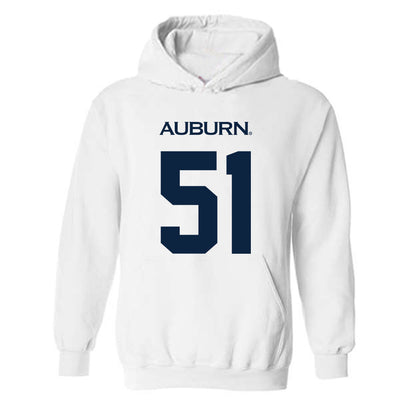 Auburn - NCAA Baseball : Ty Mauldin - Replica Shersey Hooded Sweatshirt