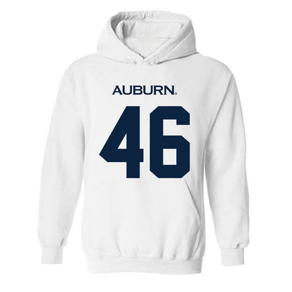 Auburn - NCAA Football : Grey Reebals - Replica Shersey Hooded Sweatshirt-0