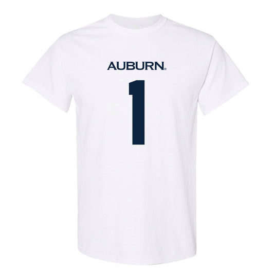 Auburn - NCAA Men's Basketball : JP Pegues - Replica Shersey T-Shirt