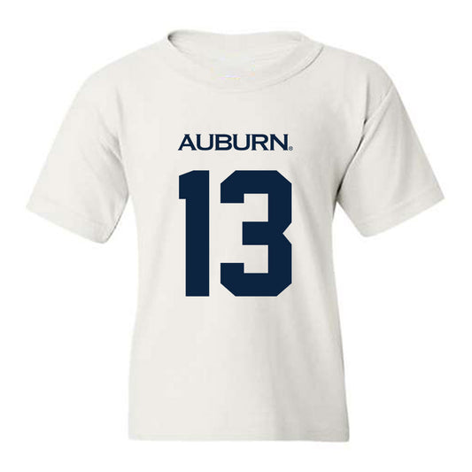 Auburn - NCAA Football : Raion Strader - Replica Shersey Youth T-Shirt-0