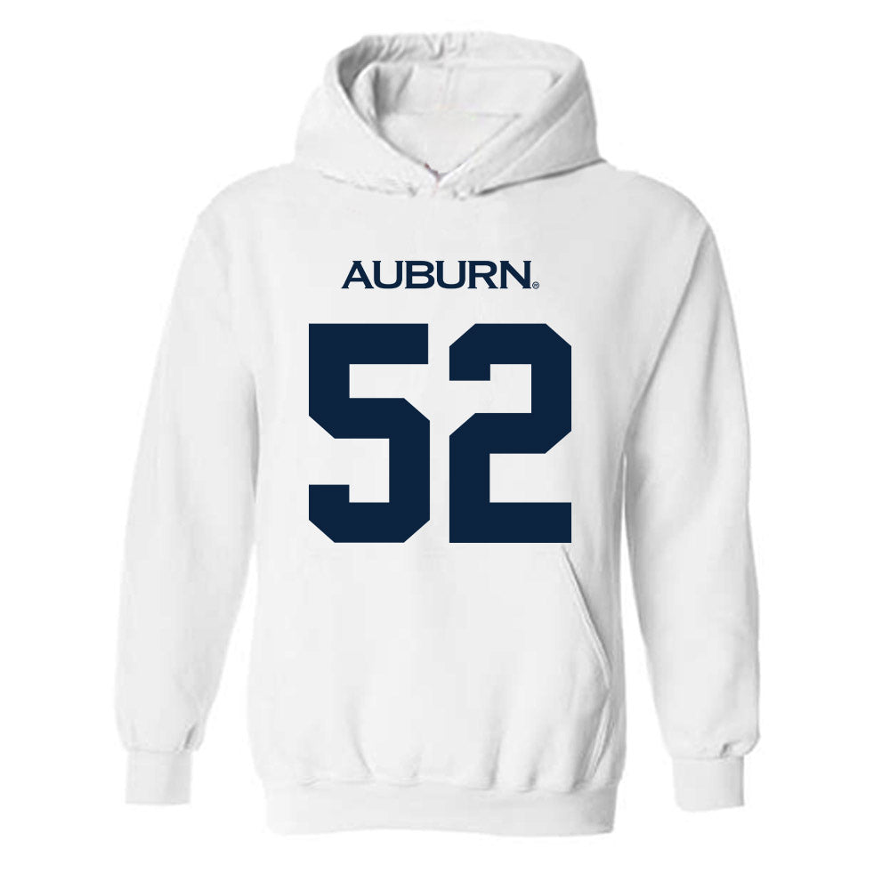 Auburn - NCAA Baseball : Tanner Waldrop - Replica Shersey Hooded Sweatshirt-0