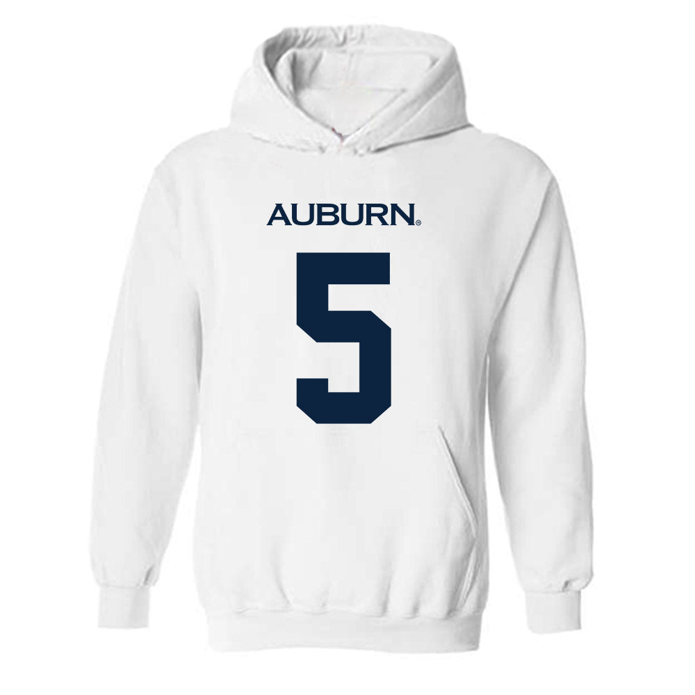 Auburn - NCAA Softball : georgia lessmann - Replica Shersey Hooded Sweatshirt-0