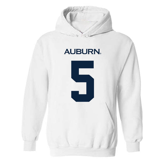 Auburn - NCAA Softball : georgia lessmann - Replica Shersey Hooded Sweatshirt-0