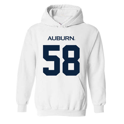 Auburn - NCAA Football : John Henry Flatt - Replica Shersey Hooded Sweatshirt