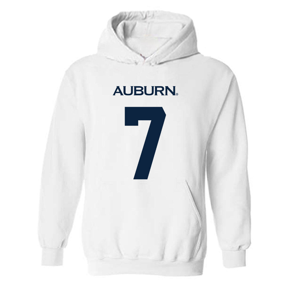 Auburn - NCAA Men's Basketball : CJ Williams - Replica Shersey Hooded Sweatshirt-0