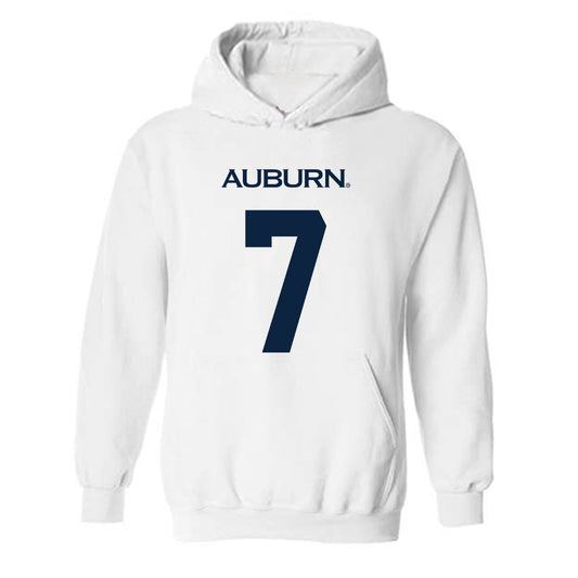 Auburn - NCAA Men's Basketball : CJ Williams - Replica Shersey Hooded Sweatshirt-0