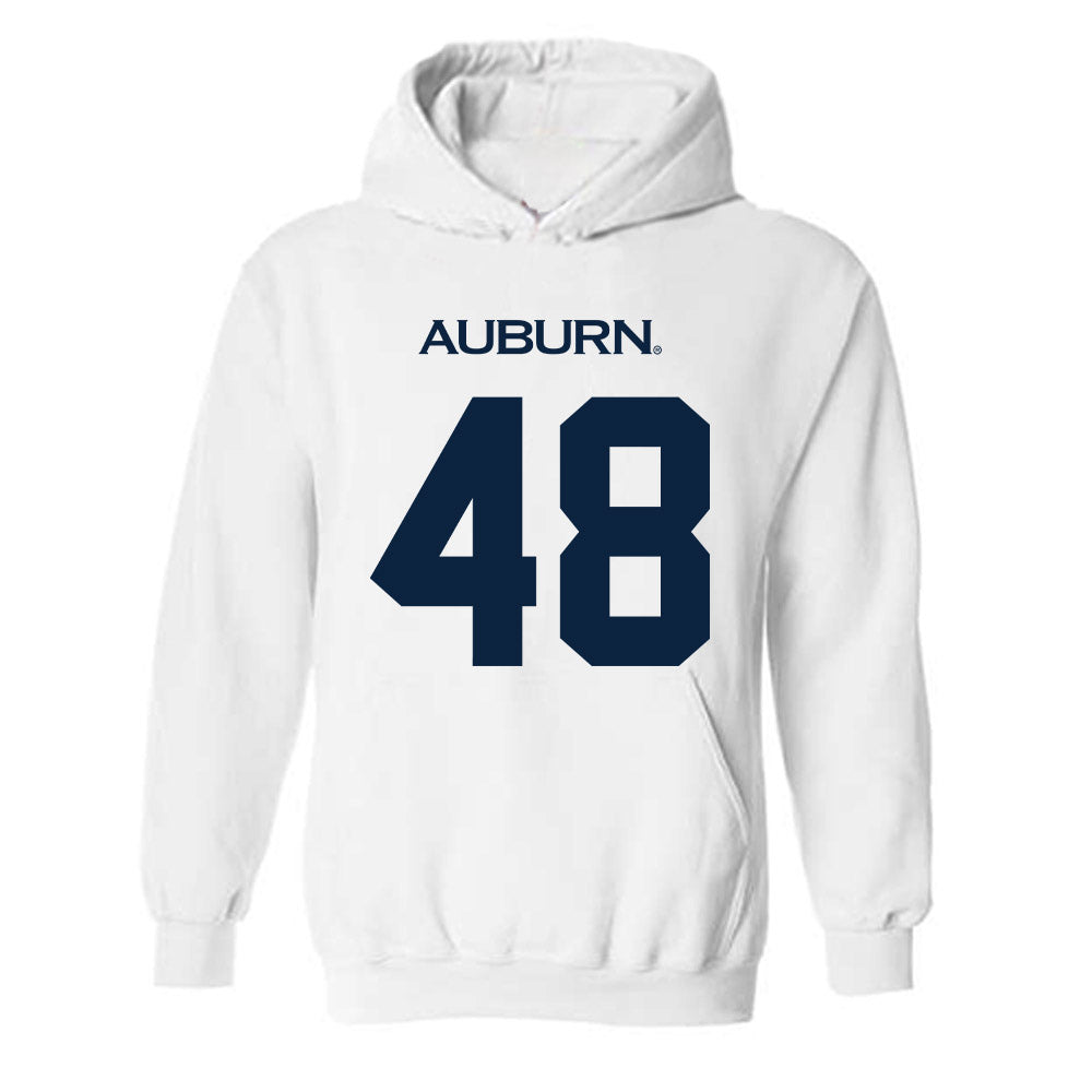 Auburn - NCAA Football : Eli Morton - Replica Shersey Hooded Sweatshirt-0